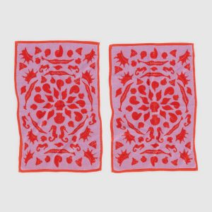 Hand Towel Set of 2 Sea Shells