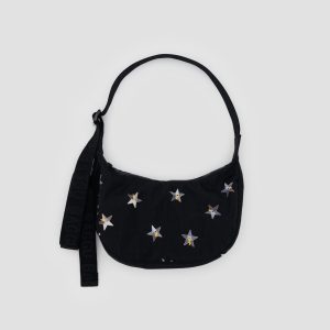 Small Nylon Crescent Bag Stars