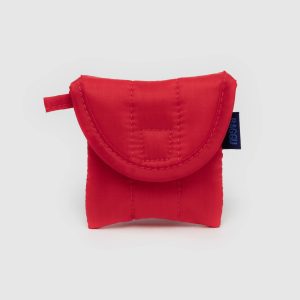 Puffy Earbuds Case Candy Apple