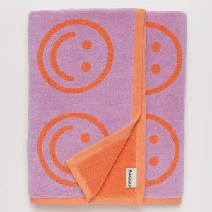 Bath Towel Happy Lilac