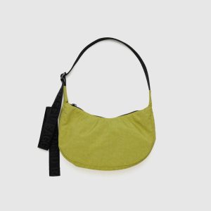 Small Nylon Crescent Bag Lemongrass