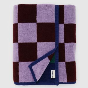 Bath Towel Jewel Checks
