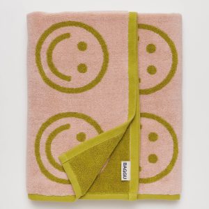 Bath Towel Happy Ochre
